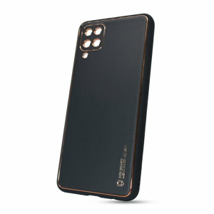 Puzdro Leather TPU Samsung Galaxy A12 A125 - čierne