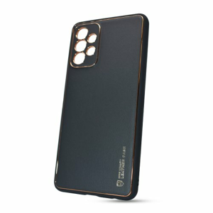 Puzdro Leather TPU Samsung Galaxy A52 A525/A52s A528 - čierne