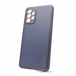 Puzdro Leather TPU Samsung Galaxy A52 A526 - modré