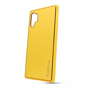 Puzdro Leather TPU Samsung Galaxy Note 10+ N975 - žlté
