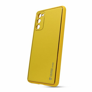 Puzdro Leather TPU Samsung Galaxy S20 FE G780 - žlté