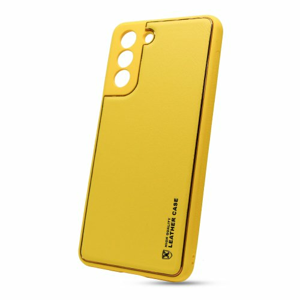 Puzdro Leather TPU Samsung Galaxy S21+ G996 - žlté