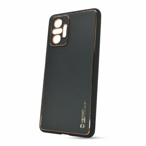Puzdro Leather TPU Xiaomi Redmi Note 10 Pro - čierne