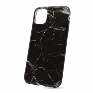 Puzdro Liquid Marble TPU Phone 11 (6.1) - čierne