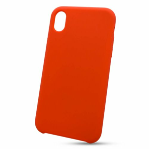 Puzdro Liquid Soft TPU iPhone XR - červené