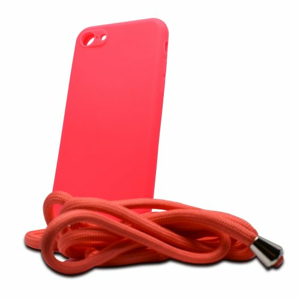 Puzdro Liquid Strap TPU iPhone 7/8/SE 2020 - červené