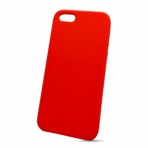 Puzdro Liquid TPU iPhone 5/5s/SE - červené