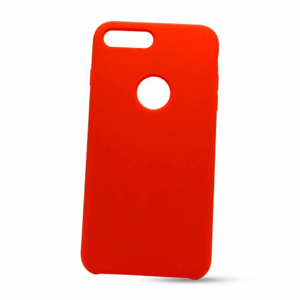 Puzdro Liquid TPU iPhone 7 Plus/8 Plus - červené (s výrezom na logo)
