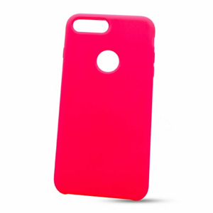 Puzdro Liquid TPU iPhone 7 Plus/8 Plus - ružové (s výrezom na logo)