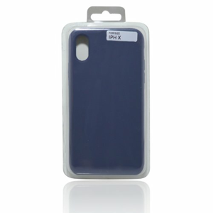 Puzdro Liquid TPU iPHone X/Xs - tmavo modré