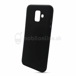 Puzdro Liquid TPU Samsung Galaxy A6 A600 - čierne