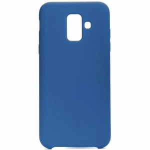 Puzdro Liquid TPU Samsung Galaxy A6 A600 - tmavo-modré