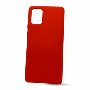 Puzdro Liquid TPU Samsung Galaxy A71 A715 - červené
