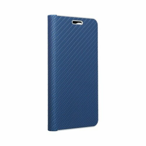 Puzdro Luna Book Carbon Samsung Galaxy A40 - modré