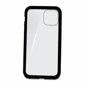 Puzdro Magnet Metal Glass 360 iPhone 11 Pro (5.8) celotelové - čierne