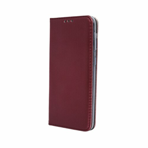 Puzdro Magnetic Book Motorola Moto G72 - tmavo červené