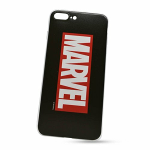 Puzdro Marvel TPU iPhone 7 Plus/8 Plus vzor 001 - čierne (licencia)