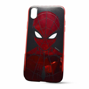 Puzdro Marvel TPU iPhone XR Spider-Man vzor 014 (licencia) - červené