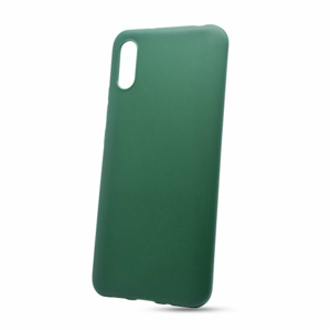 Puzdro Matt TPU Xiaomi Redmi 9A/9AT - tmavo zelené