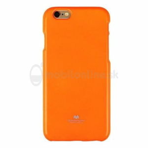 Puzdro Mercury Fluorescent TPU iPhone 7 Plus/8 Plus - oranžové