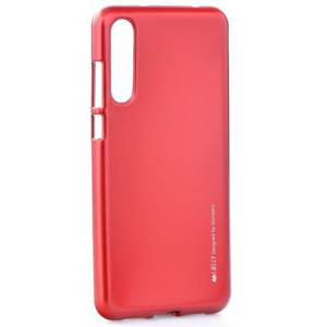 Puzdro Mercury i-Jelly TPU Huawei P20 - červené