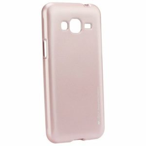 Puzdro Mercury i-Jelly TPU Samsung Galaxy J3 J320 - ružovo-zlaté