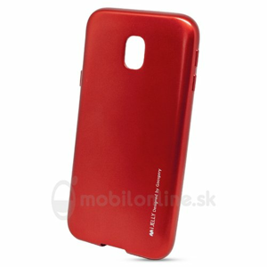 Puzdro Mercury i-Jelly TPU Samsung Galaxy J3 J330 2017 - červené