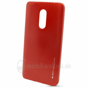 Puzdro Mercury i-Jelly TPU Xiaomi Note 4/Note 4X - červené