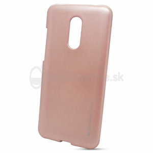 Puzdro Mercury i-Jelly TPU Xiaomi Redmi 5 Plus - zlato-ružové