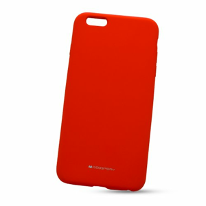 Puzdro Mercury Silicone TPU iPhone 6 Plus/6S Plus - červené