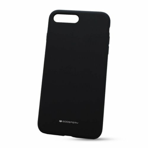 Puzdro Mercury Silicone TPU iPhone 7 Plus/8 Plus - čierne liquid