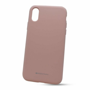 Puzdro Mercury Silicone TPU iPhone X/Xs - ružové