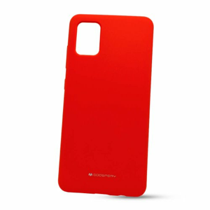 Puzdro Mercury Silicone TPU Samsung Galaxy A51 A515 - červené