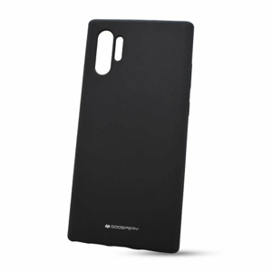 Puzdro Mercury Silicone TPU Samsung Galaxy Note 10+ N975 - čierne