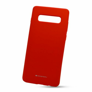 Puzdro Mercury Silicone TPU Samsung Galaxy S10+ G975 - červené