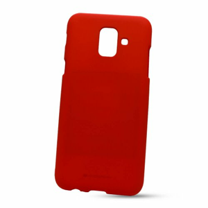 Puzdro Mercury Soft Feeling TPU Samsung Galaxy A6 A600 - červené