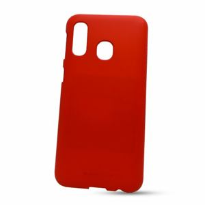 Puzdro Mercury Soft TPU Samsung Galaxy A40 A405 - červené