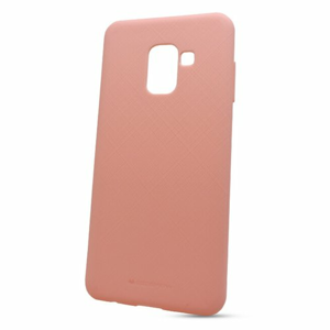 Puzdro Mercury Style Lux TPU Samsung Galaxy A8 A530 - svetlo ružové