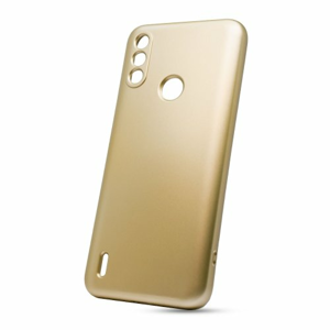 Puzdro Metallic TPU Motorola Moto E7 Power - Zlaté