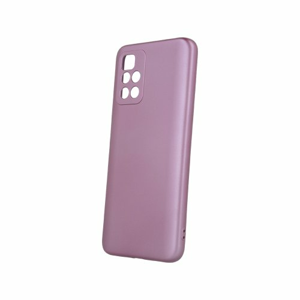 Puzdro Metallic TPU Xiaomi Redmi 10 - Ružové