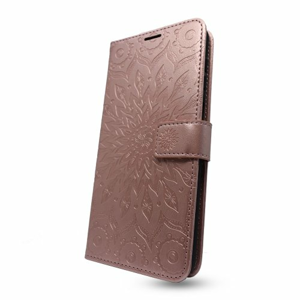 Puzdro Mezzo Book Samsung Galaxy A22 A225 vzor mandala - zlato ružové