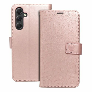 Puzdro Mezzo Book Samsung Galaxy A54 5G vzor mandala - zlato ružové