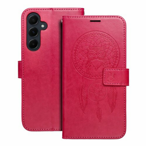Puzdro Mezzo Book Samsung Galaxy A55 5G vzor dreamcatcher - červené