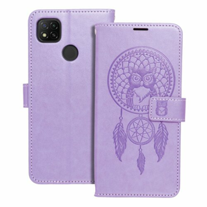 Puzdro Mezzo Book Xiaomi Redmi 9C vzor dreamcatcher - fialové