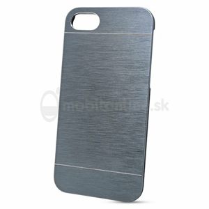 Puzdro NoName Hard iPhone 7/8  z brúseného hliníka - grafitové (sivé)