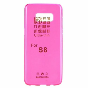 Puzdro NoName Samsung Galaxy S8 G950 TPU Ultratenké 0,3mm - ružové