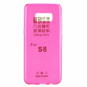 Puzdro NoName Samsung Galaxy S8+ G955 TPU Ultratenké 0,3mm - ružové