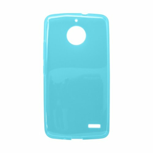 Puzdro NoName TPU 0,3mm Moto E4 - modré