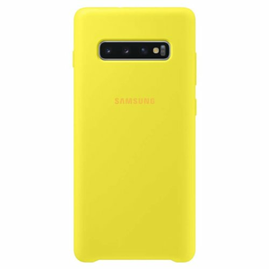 Puzdro Original Silicone Cover EF-PG975TY Samsung  Galaxy S10+ G975 - žlté