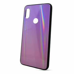 Puzdro Rainbow Glass TPU Honor 8X - ružové